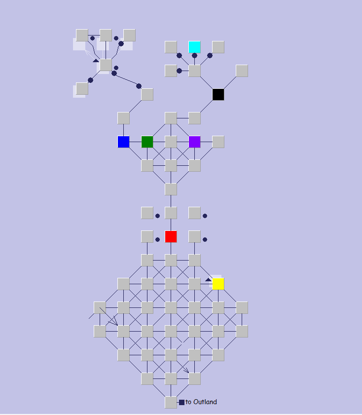 Térkép – Kek hold ligete