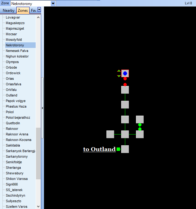 Térkép – Nekrotorony