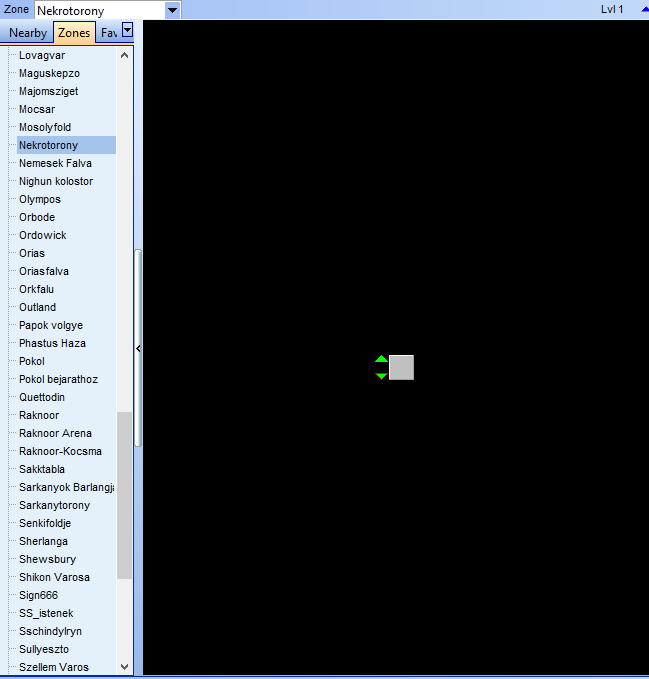 Térkép – Nekrotorony