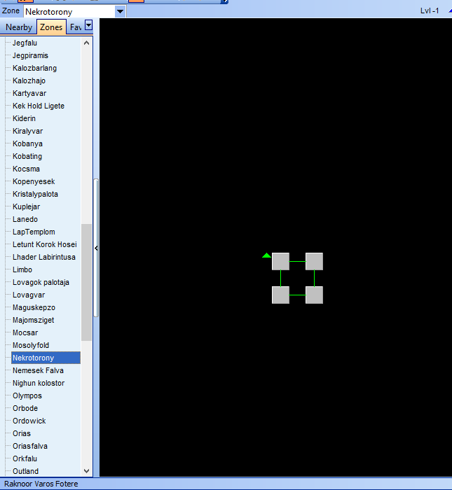 Térkép – Nekrotorony