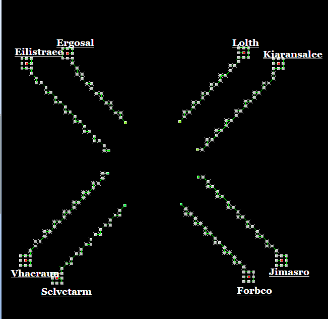 Térkép – Sschindylryn Istenek